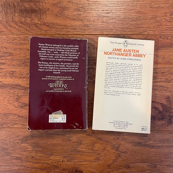 Set of 2 Jane Austen Vintage Books, "The Watsons" and "Northanger Abbey" - Picture 2 of 2